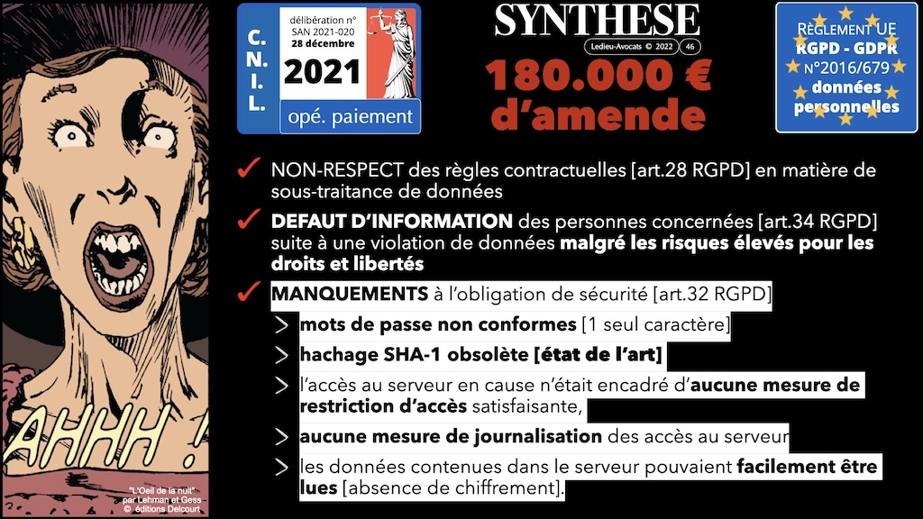#531 cyber sécurité - état de l'art - négligence © Ledieu-Avocats 2024.046