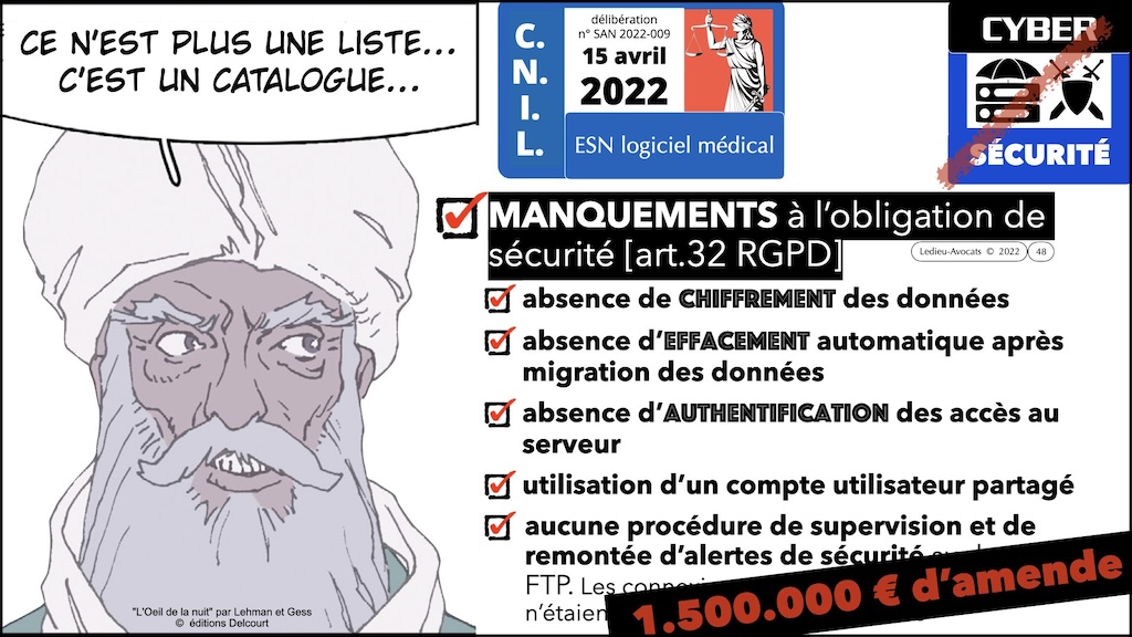 #531 cyber sécurité - état de l'art - négligence © Ledieu-Avocats 2024.048
