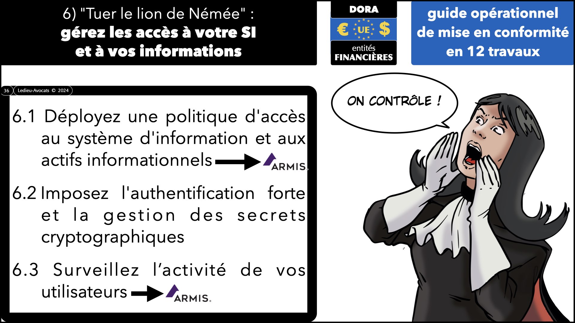 #534 DORA Fonctions Critiques ou Importantes ARMISv 1er février 2024 © Ledieu-Avocats 2024.036