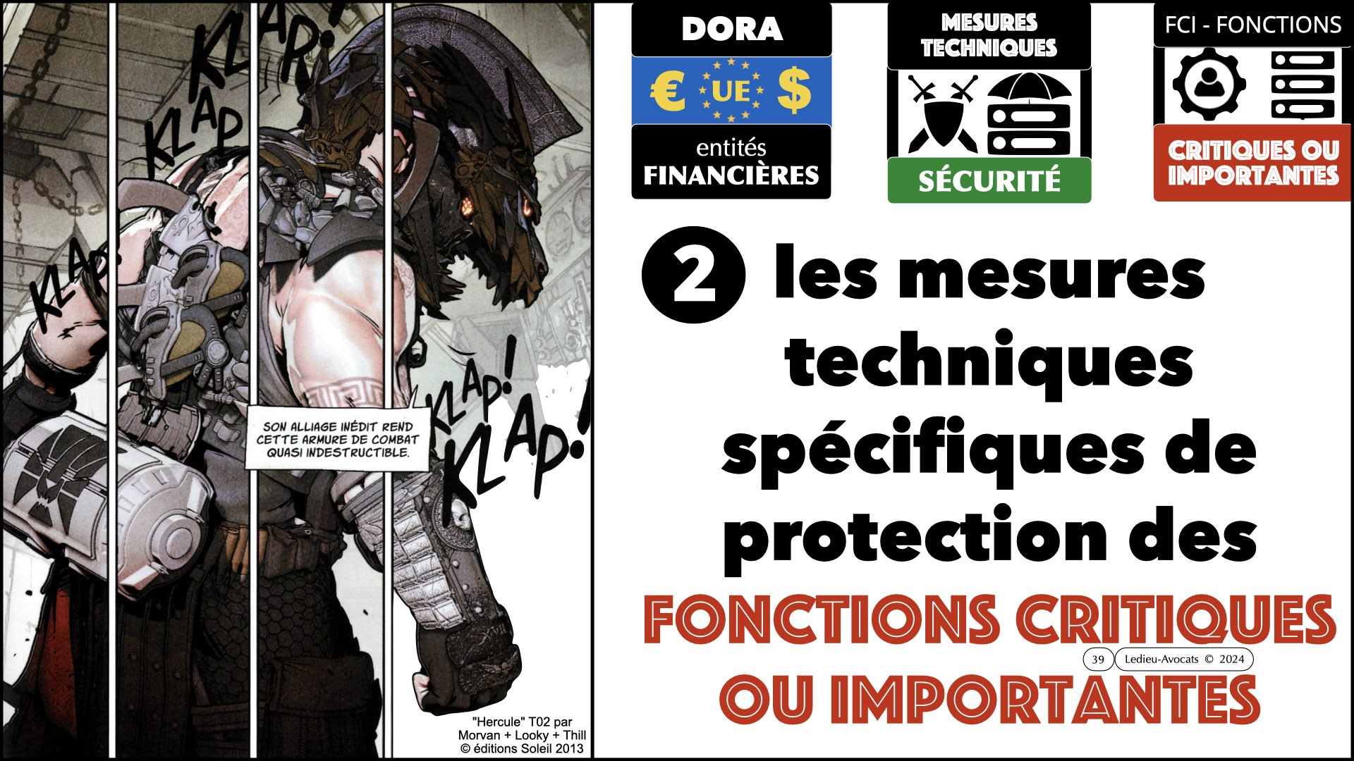 #534 DORA Fonctions Critiques ou Importantes ARMISv 1er février 2024 © Ledieu-Avocats 2024.039