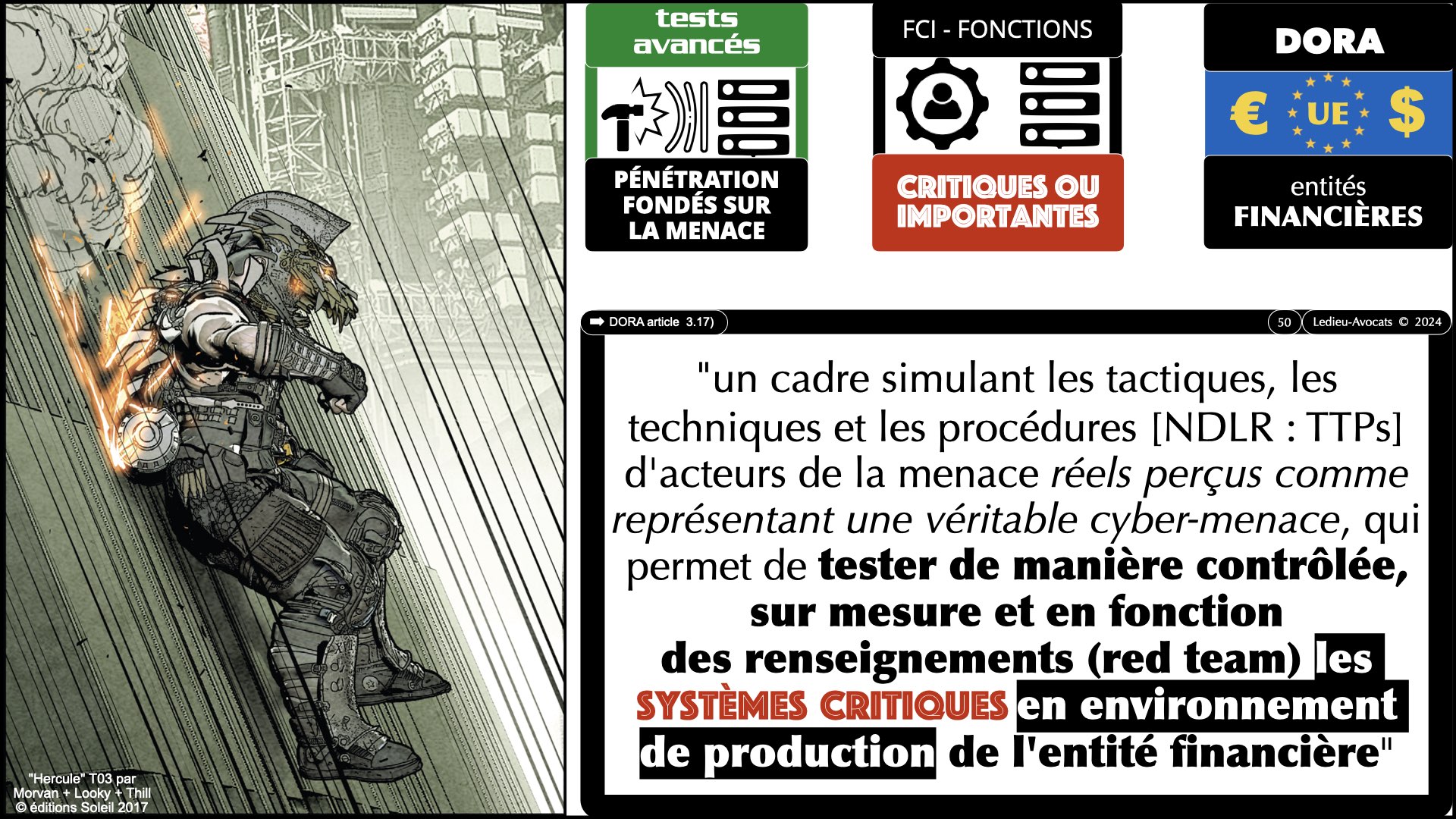 #534 DORA Fonctions Critiques ou Importantes ARMISv 1er février 2024 © Ledieu-Avocats 2024.050