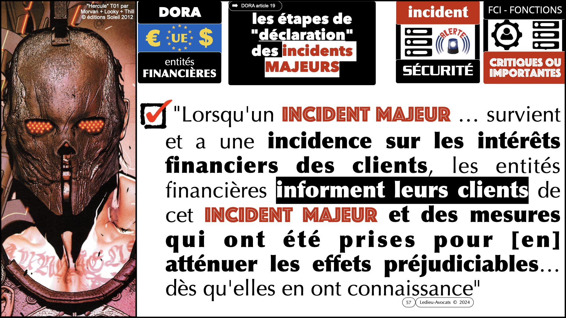 #534 DORA Fonctions Critiques ou Importantes ARMISv 1er février 2024 © Ledieu-Avocats 2024.057