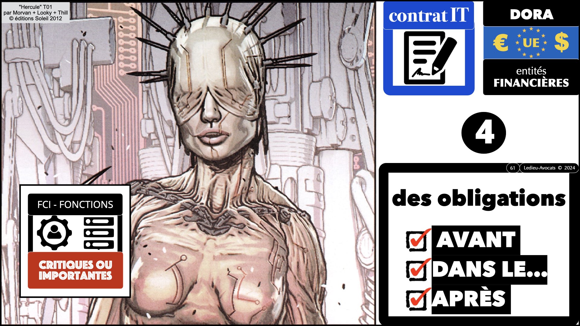 #534 DORA Fonctions Critiques ou Importantes ARMISv 1er février 2024 © Ledieu-Avocats 2024.061