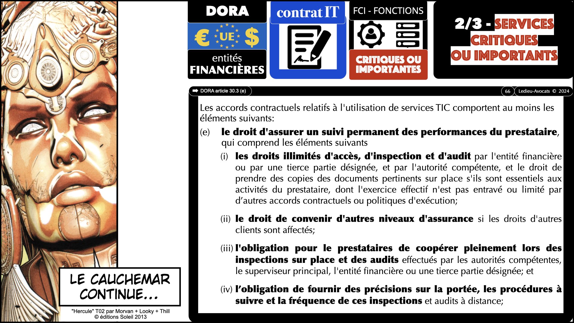 #534 DORA Fonctions Critiques ou Importantes ARMISv 1er février 2024 © Ledieu-Avocats 2024.066