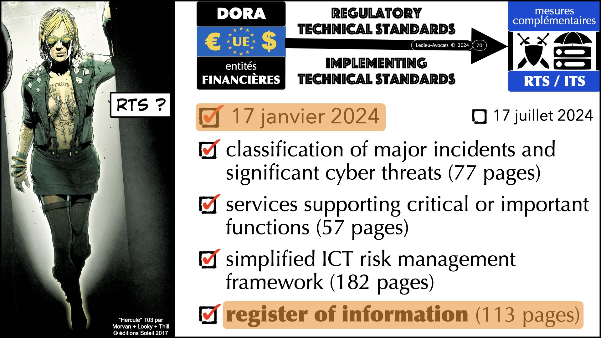 #534 DORA Fonctions Critiques ou Importantes ARMISv 1er février 2024 © Ledieu-Avocats 2024.070