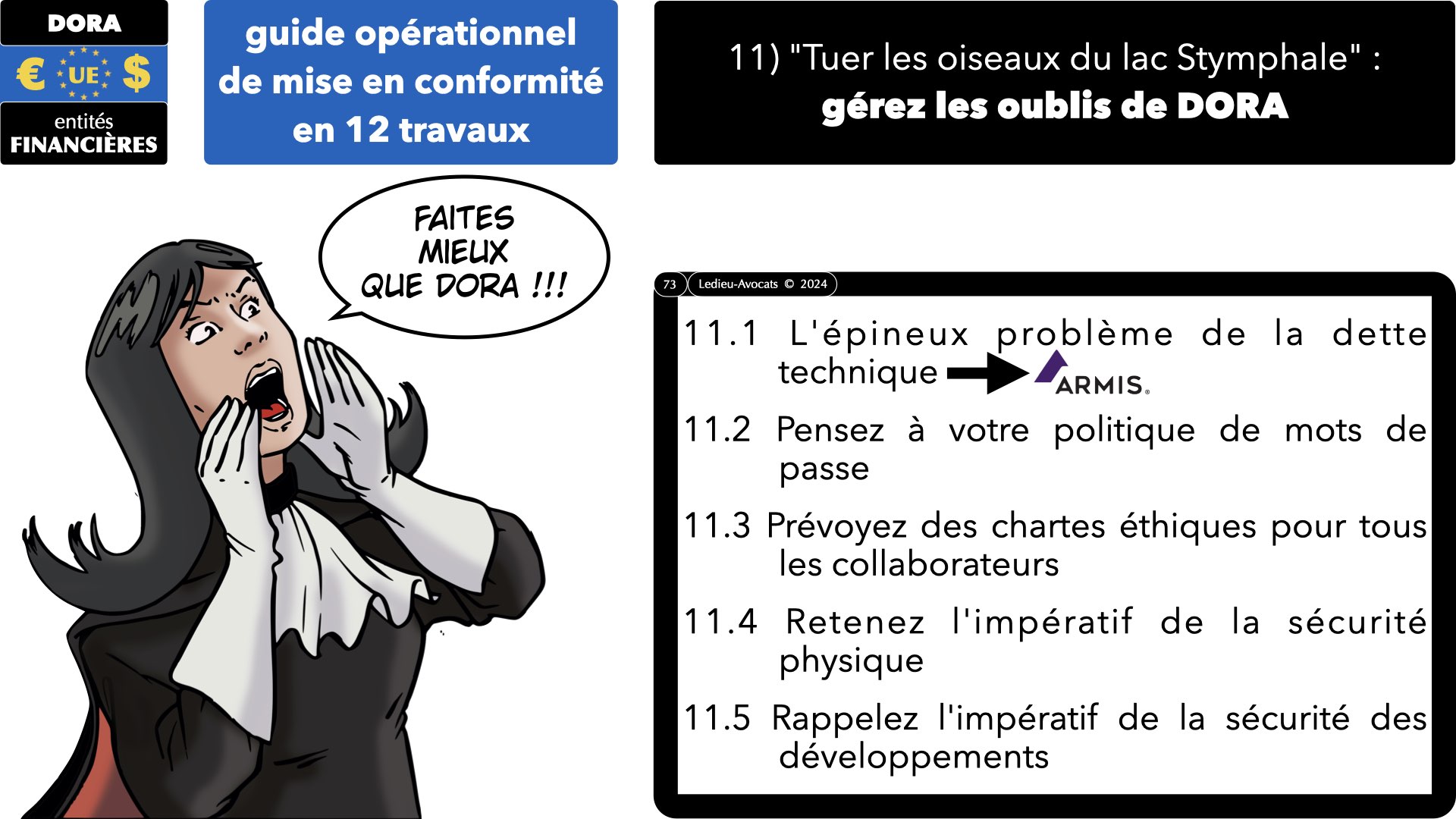 #534 DORA Fonctions Critiques ou Importantes ARMISv 1er février 2024 © Ledieu-Avocats 2024.073