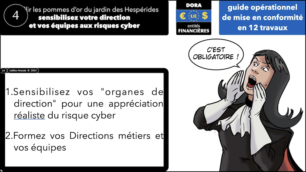 #539 prioriser sa conformité DORA sur les Fonctions Critiques ou Importantes FCI guide fonctionnel en 12 travaux ARMIS 14 mars 2024 © Ledieu-Avocats 2024.034