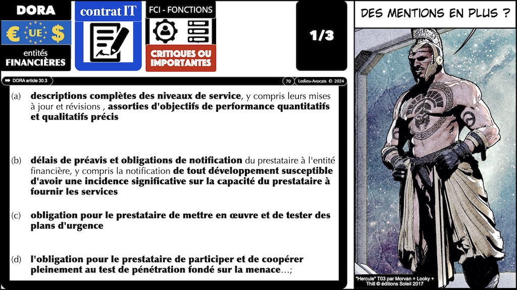 #539 prioriser sa conformité DORA sur les Fonctions Critiques ou Importantes FCI guide fonctionnel en 12 travaux ARMIS 14 mars 2024 © Ledieu-Avocats 2024.070