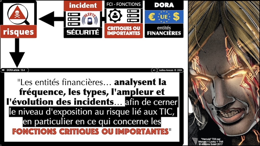 #541 DORA PRIORITE sur les Fonctions Critiques ou Importantes CREDIT AGRICOLE 15 mars 2024 © Ledieu-Avocats 13-03-2024.041