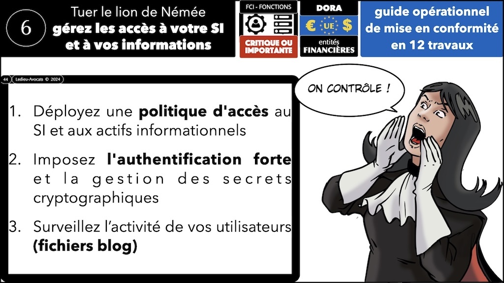 #541 DORA PRIORITE sur les Fonctions Critiques ou Importantes CREDIT AGRICOLE 15 mars 2024 © Ledieu-Avocats 13-03-2024.044