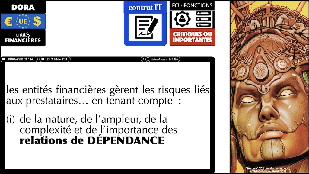 #541 DORA PRIORITE sur les Fonctions Critiques ou Importantes CREDIT AGRICOLE 15 mars 2024 © Ledieu-Avocats 13-03-2024.069