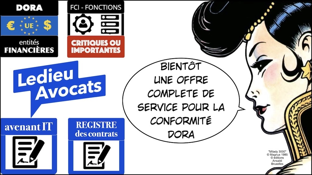 #541 DORA PRIORITE sur les Fonctions Critiques ou Importantes CREDIT AGRICOLE 15 mars 2024 © Ledieu-Avocats 13-03-2024.084