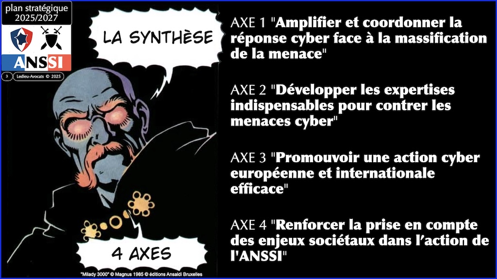 ANSSI plan stratégique 2025-2027 SYNTHESE DES 4 AXES