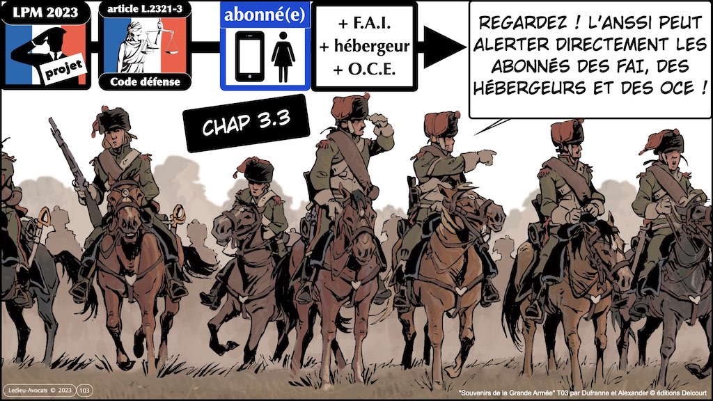 #467 projet LPM 2023 cyber sécurité #3 ANSSI droit d'alerte aux abonnés des FAI HEBERGEUR OCE © Ledieu-Avocats 26-04-2023.014