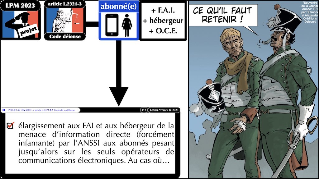 #467 projet LPM 2023 cyber sécurité #3 ANSSI droit d'alerte aux abonnés des FAI HEBERGEUR OCE © Ledieu-Avocats 26-04-2023.024