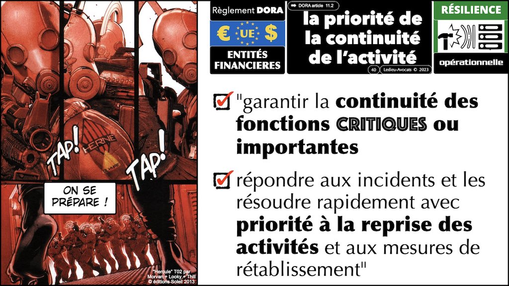 #469 DORA la cyber sécurité du secteur financier expliquée aux avocats d'affaires © Ledieu-Avocats 12-05-2023.040