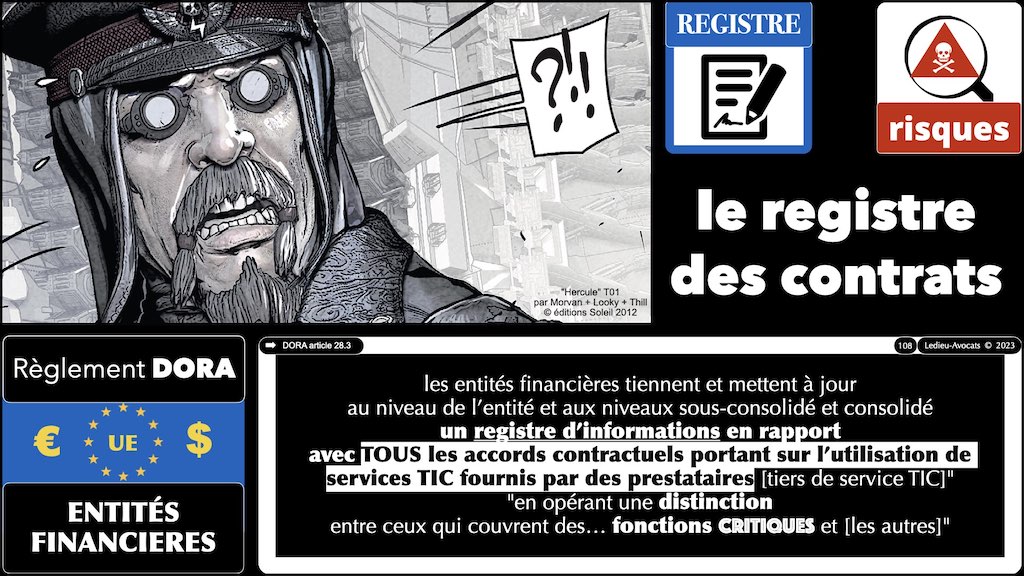 #469 DORA la cyber sécurité du secteur financier expliquée aux avocats d'affaires © Ledieu-Avocats 12-05-2023.108