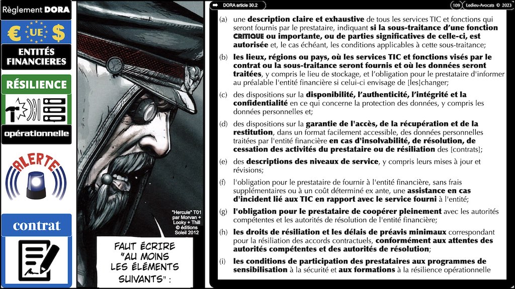 #469 DORA la cyber sécurité du secteur financier expliquée aux avocats d'affaires © Ledieu-Avocats 12-05-2023.109