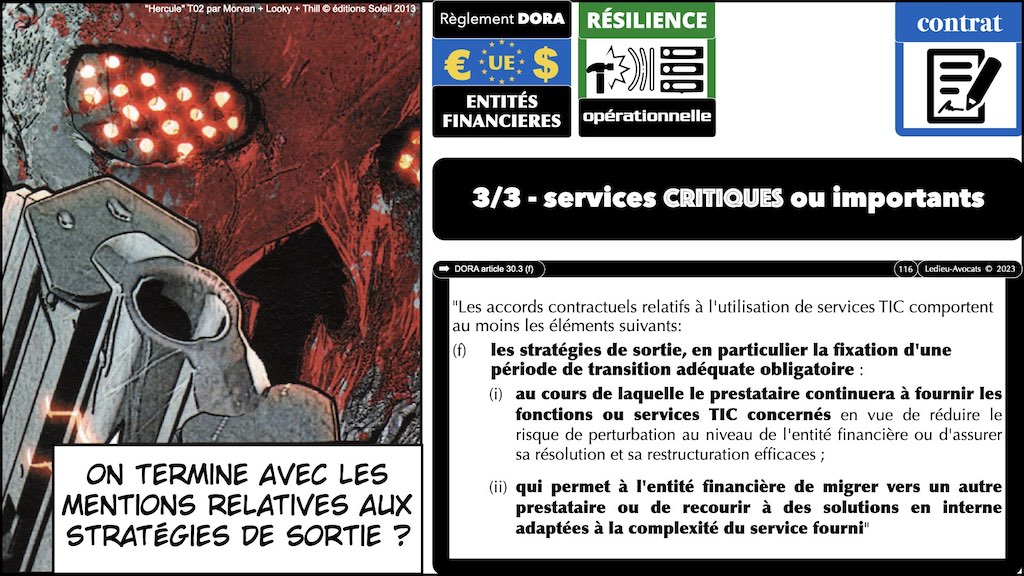 #469 DORA la cyber sécurité du secteur financier expliquée aux avocats d'affaires © Ledieu-Avocats 12-05-2023.116