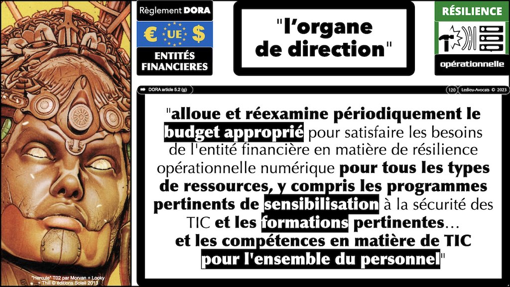 #469 DORA la cyber sécurité du secteur financier expliquée aux avocats d'affaires © Ledieu-Avocats 12-05-2023.120