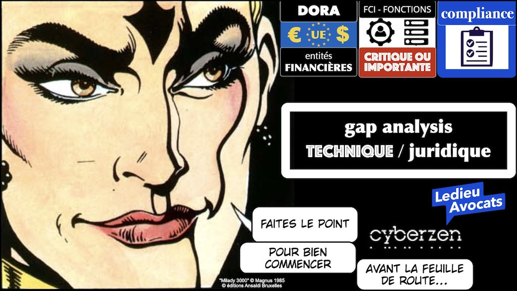 DORA Fonctions Critiques ou Importantes : gap analysis DORA technique et juridique