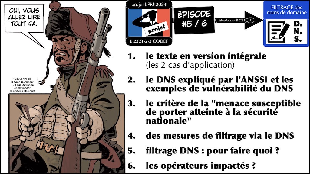projet LPM 2023 spécial cyber #5 DNS filtrage des noms de domaine © Ledieu-Avocats 2023