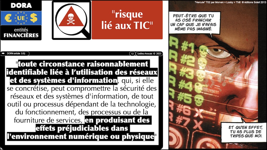 #506 déchiffrer DORA #02 risque et analyse de risques© Ledieu-Avocats 21-10-2023.012