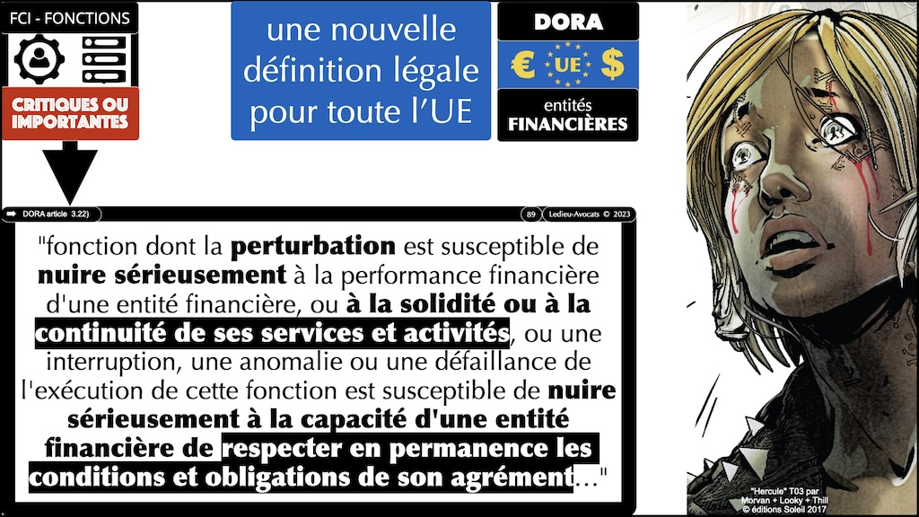 agrément d'exercice déchiffrer DORA #06 non-conformité - responsabilité - risque de sanction © Ledieu-Avocats 2023