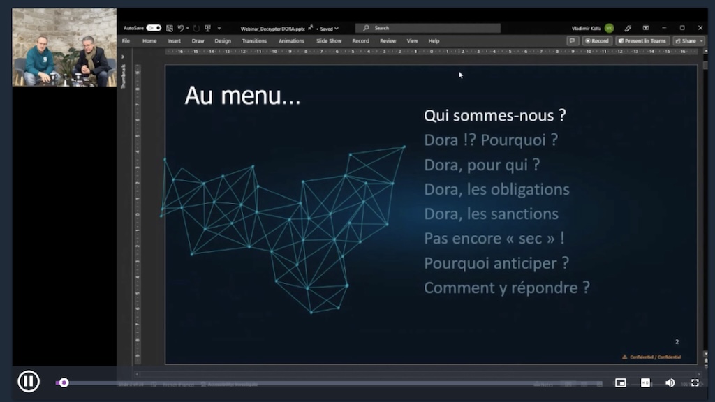 REPLAY webinar DORA synthèse et détection des vulnérabilités avec PATROWL [14 novembre 2023]