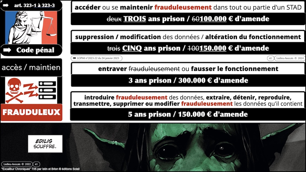 #601-1 pentest et responsabilité pénale civile contractuelle GUARDIA [10 janvier 2025] © Ledieu-Avocats.041