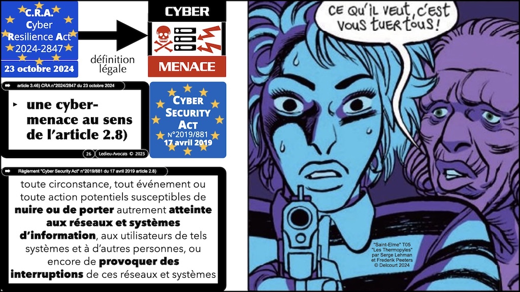 #601 Cyber Resilience Act CRA #01 remédier à quels problèmes 07 janvier 2025 © Ledieu-Avocats.026