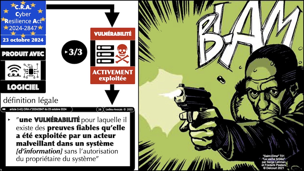 #601 Cyber Resilience Act CRA #01 remédier à quels problèmes 07 janvier 2025 © Ledieu-Avocats.028