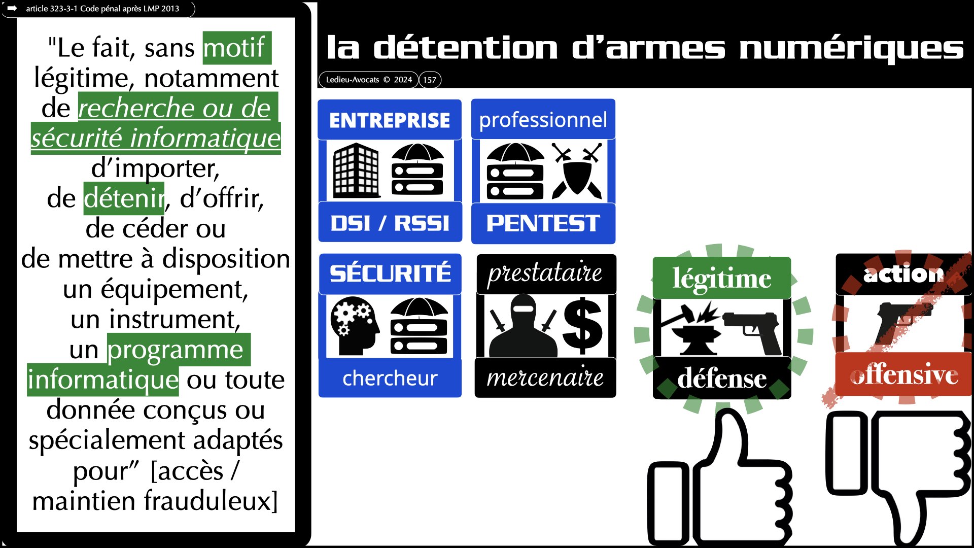 #602-2 pentest et responsabilité pénale civile GUARDIA [10 janvier 2025] © Ledieu-Avocats.157