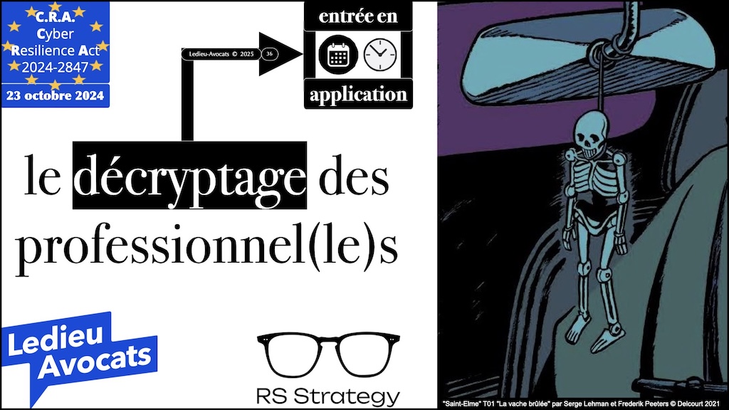 #604 CRA pour QUAND ? Cyber Resilience Act #02 [14 janvier 2025] © Ledieu-Avocats.036