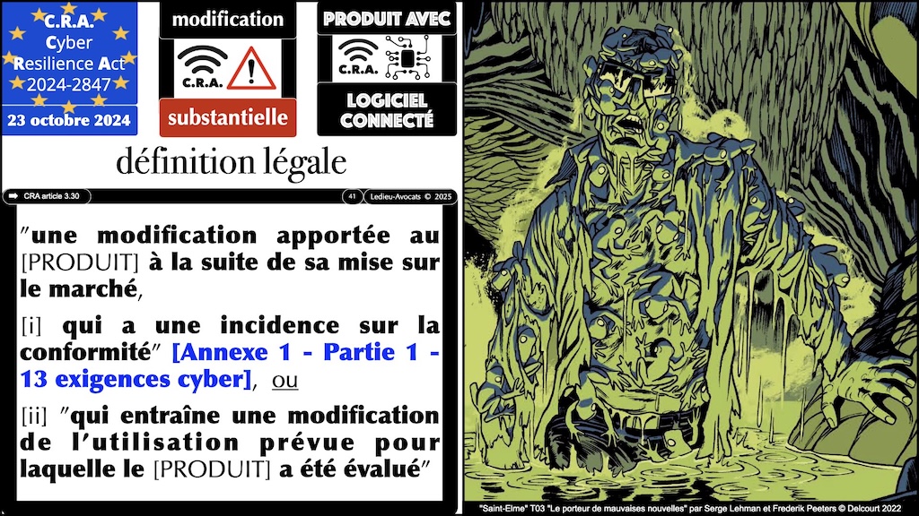 #604 CRA pour QUAND ? Cyber Resilience Act #02 [14 janvier 2025] © Ledieu-Avocats.041