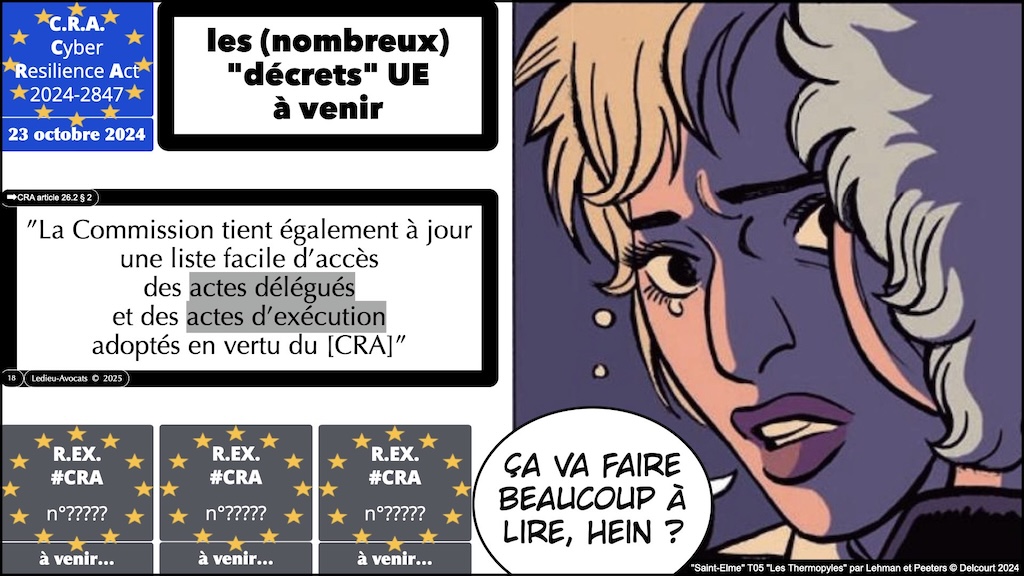 #611 CRA 13 mesures cyber obligatoires pour [PRODUITS avec LOGICIEL connecté] Cyber Resilience Act #06 © Ledieu-Avocats.018