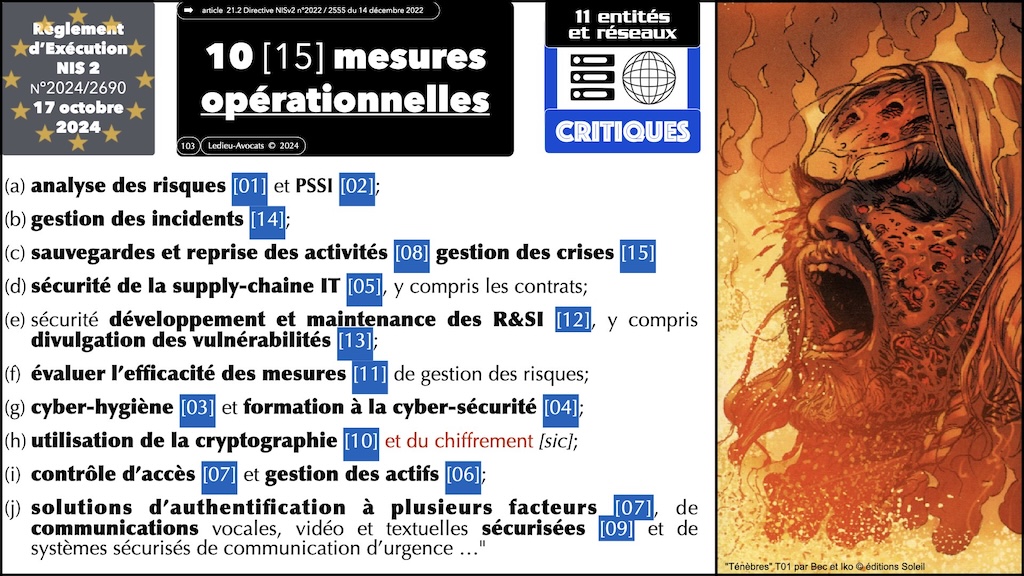 #613 législation cyber pourquoi comment comité cyber jeunes IHEDN 18 février 2025 © Ledieu-Avocats.103