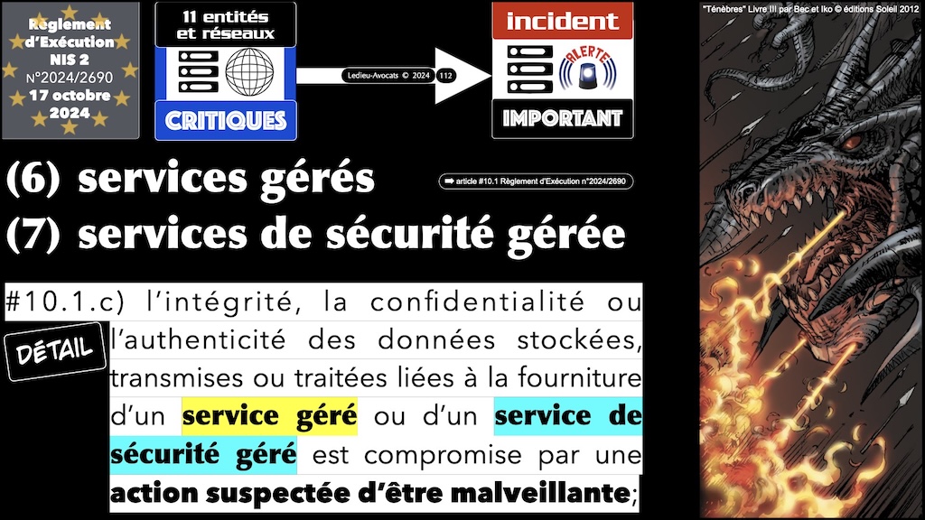 #613 législation cyber pourquoi comment comité cyber jeunes IHEDN 18 février 2025 © Ledieu-Avocats.112