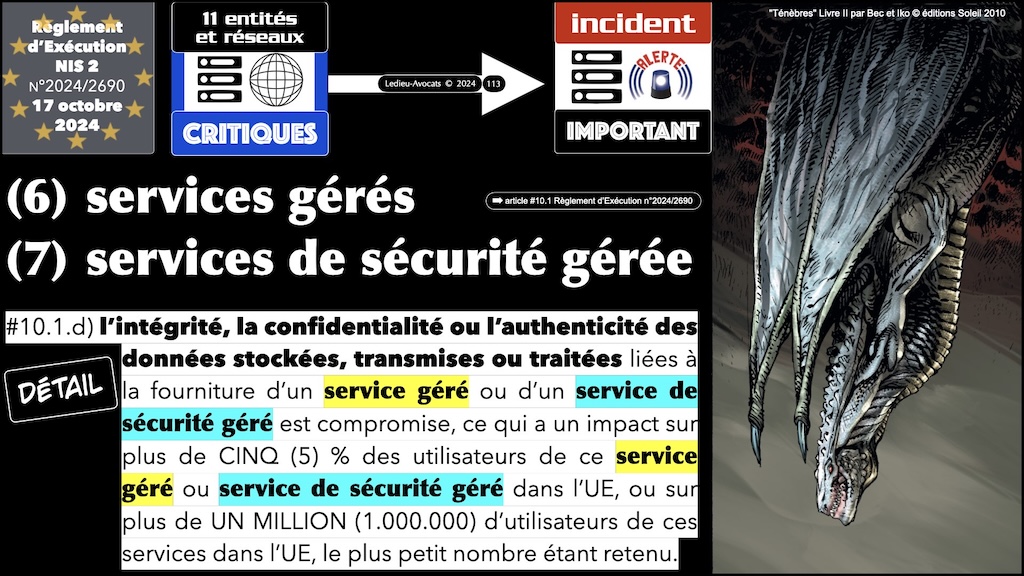 #613 législation cyber pourquoi comment comité cyber jeunes IHEDN 18 février 2025 © Ledieu-Avocats.113