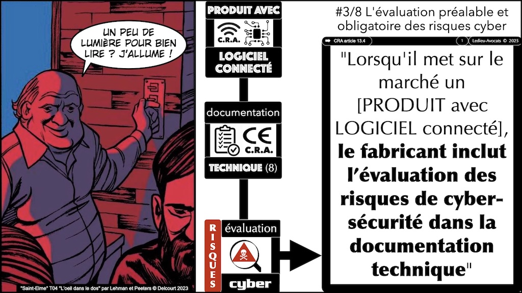 #616 CRA documentation technique ? instructions utilisateur ? auto-évaluation documentée de conformité ? Cyber Resilience Act #08 © Ledieu-Avocats 04-03-2025.001