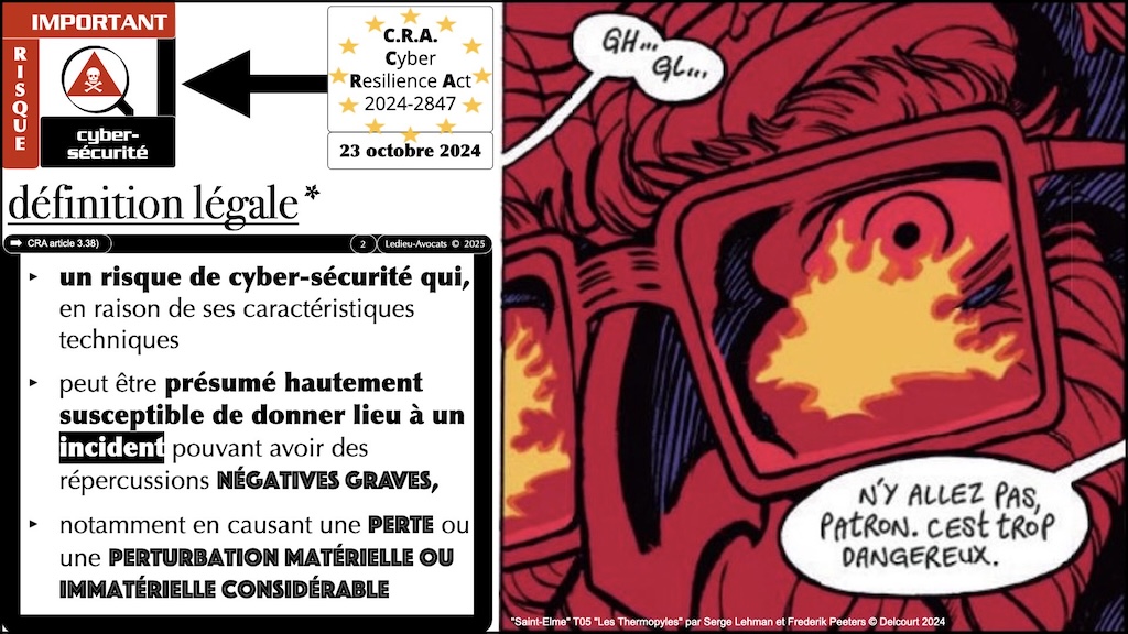 #616 CRA documentation technique ? instructions utilisateur ? auto-évaluation documentée de conformité ? Cyber Resilience Act #08 © Ledieu-Avocats 04-03-2025.002