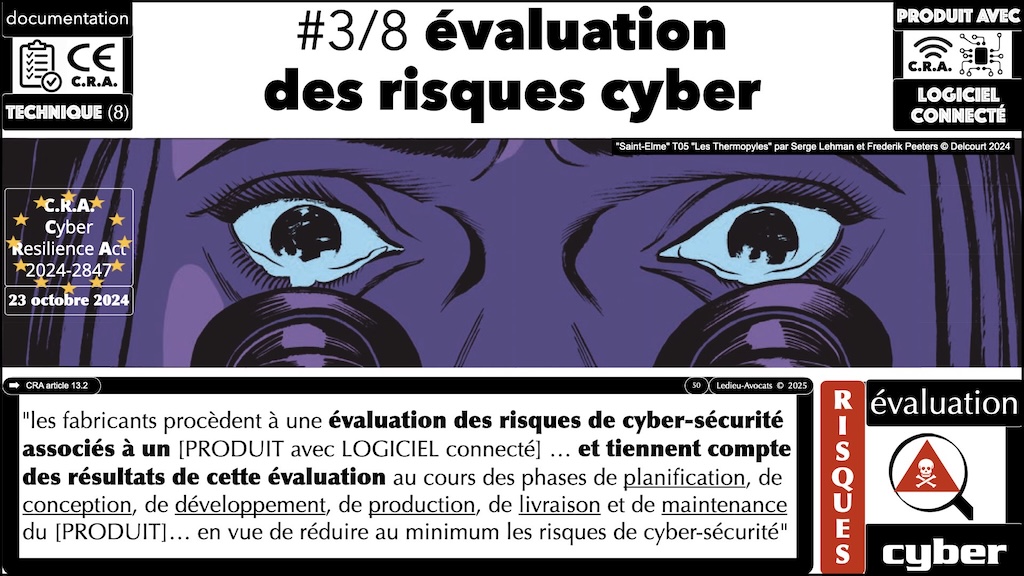 CRA documentation technique ? instructions utilisateur ? auto-évaluation documentée de conformité ? Cyber Resilience Act #08 © Ledieu-Avocats 2025.050