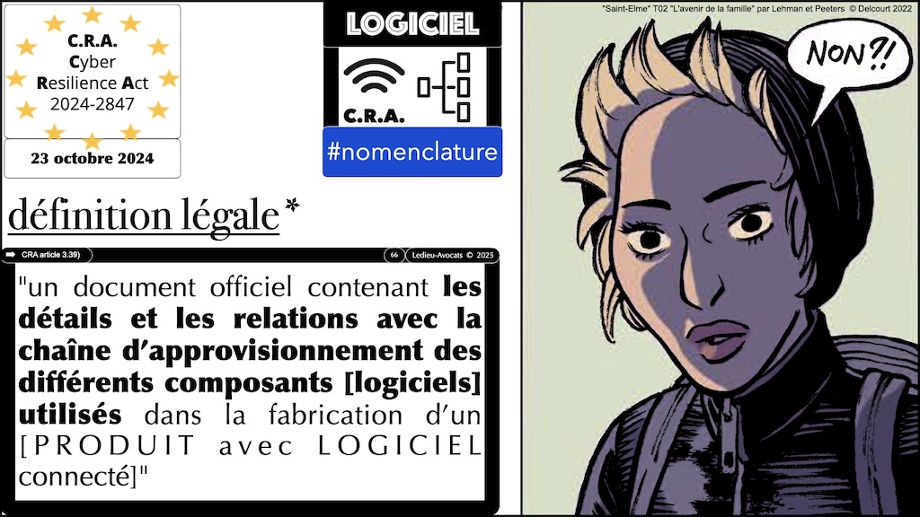 #616 CRA documentation technique ? instructions utilisateur ? auto-évaluation documentée de conformité ? Cyber Resilience Act #08 © Ledieu-Avocats 2025.066