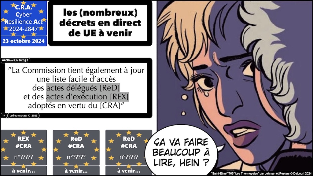 #617 CRA produits IMPORTANTS CRITIQUES et procédures d'évaluation de conformité Cyber Resilience Act #09 © Ledieu-Avocats 2025.018