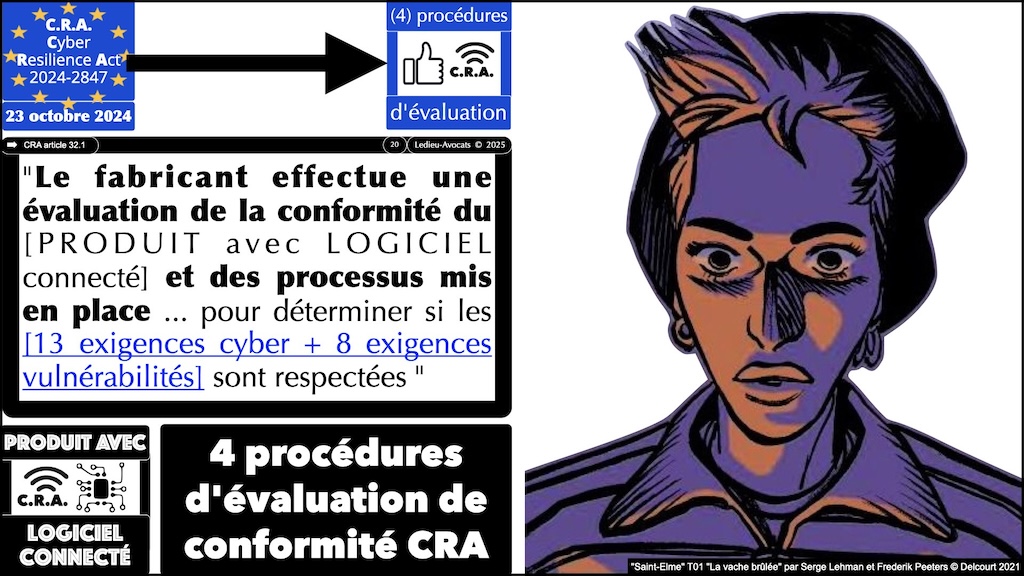 #617 CRA produits IMPORTANTS CRITIQUES et procédures d'évaluation de conformité Cyber Resilience Act #09 © Ledieu-Avocats 2025.020
