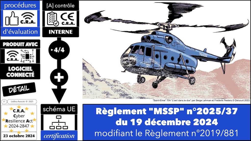 #617 CRA produits IMPORTANTS CRITIQUES et procédures d'évaluation de conformité Cyber Resilience Act #09 © Ledieu-Avocats 2025.037