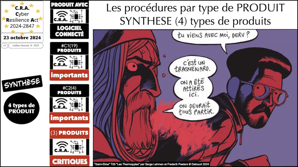 #617 CRA produits IMPORTANTS CRITIQUES et procédures d'évaluation de conformité Cyber Resilience Act #09 © Ledieu-Avocats 2025.039