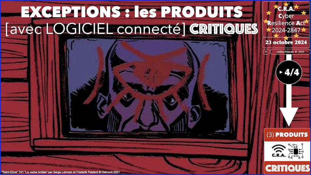 #617 CRA produits IMPORTANTS CRITIQUES et procédures d'évaluation de conformité Cyber Resilience Act #09 © Ledieu-Avocats 2025.051