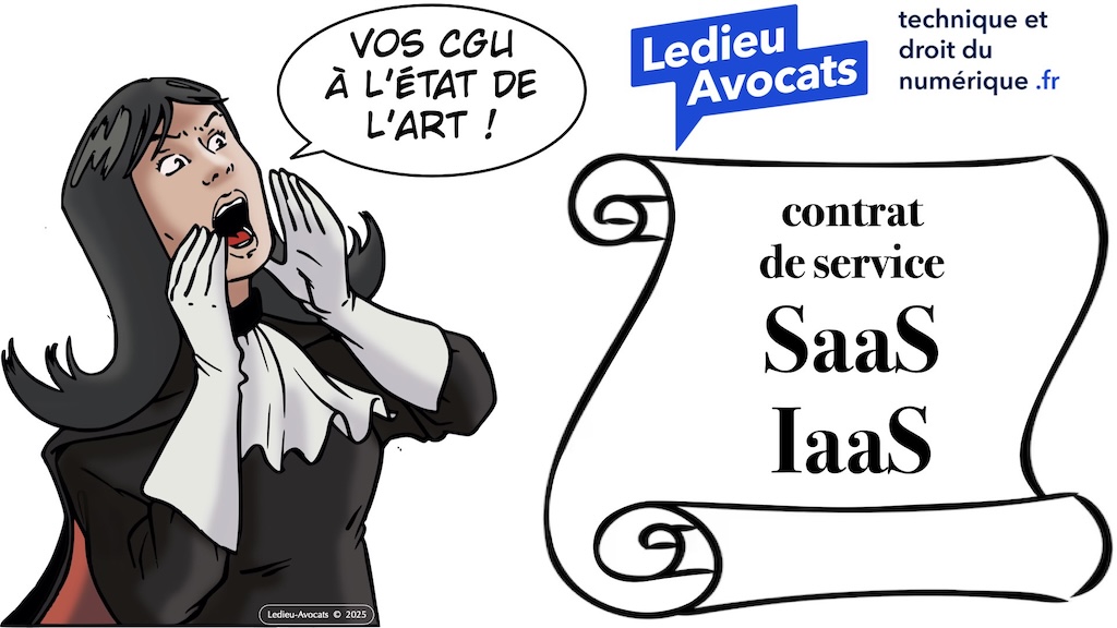 contrat SaaS IaaS © Ledieu-Avocats 2025