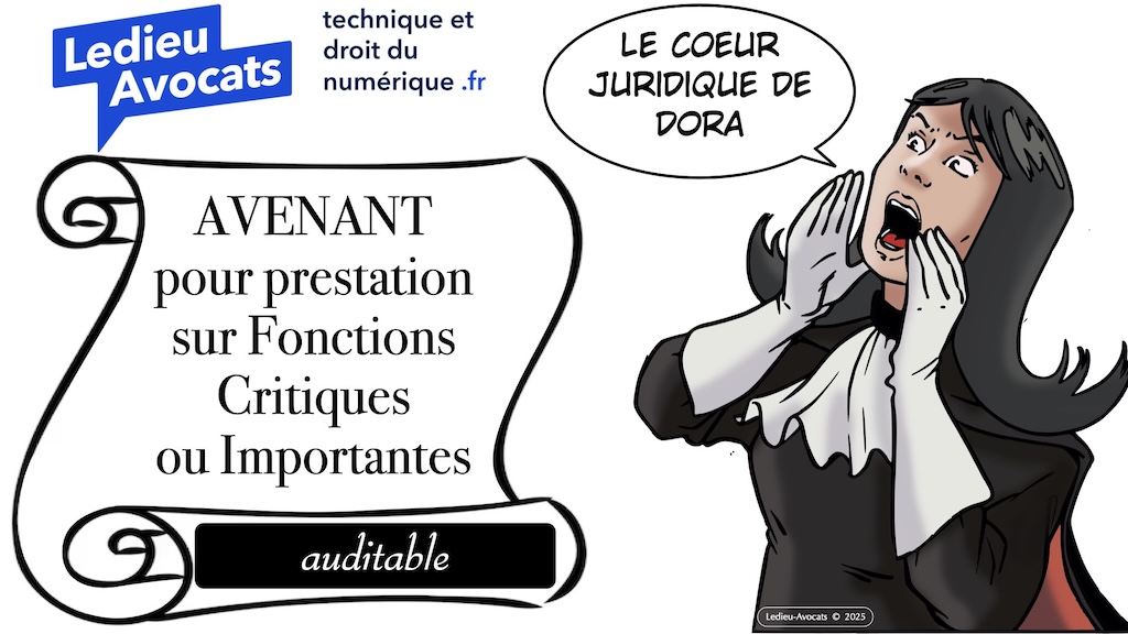 DORA Fonctions Critiques ou Importantes © Ledieu-Avocats